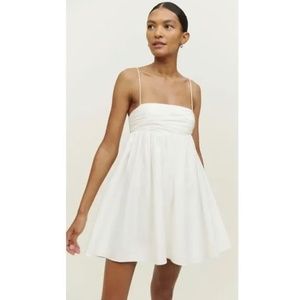 Reformation The Catarina White Dress NWT 12